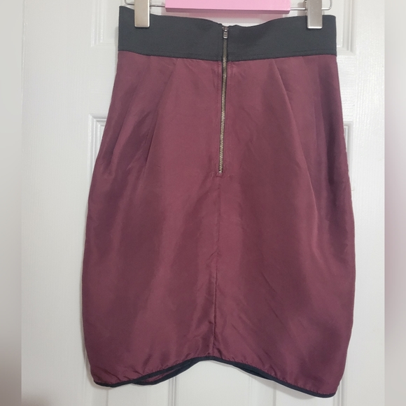 Wilfred Silk Tulip Skirt with Pockets - Picture 2 of 5